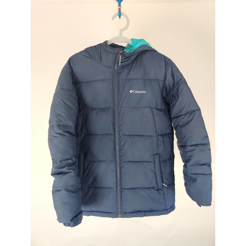 Columbia Youth Boys Large 14/16 Omni-Heat Hooded Puffer Winter  Jacket